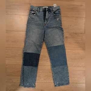 Abercrombie & Fitch "Ankle Straight Ultra High Rise" 27/4R